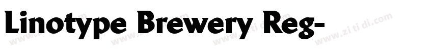 Linotype Brewery Reg字体转换